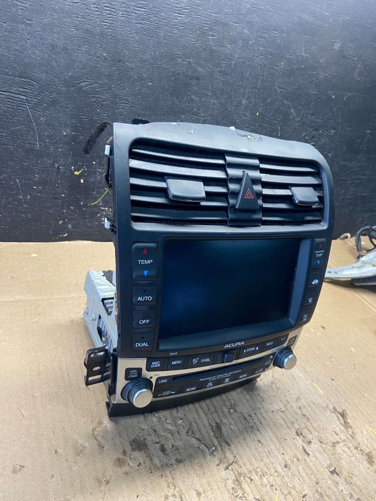 2006 2008 Acura TL Screen Display Navigation Radio Climate Control OEM T4295 DG1