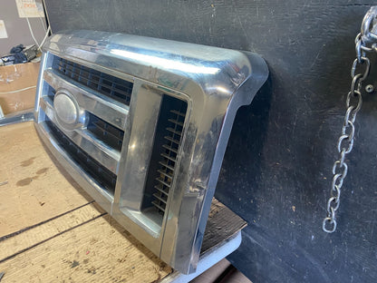 2008 to 2014 Ford Econoline E150 E250 Front Upper Chrome Grill Grille x0043 DG1
