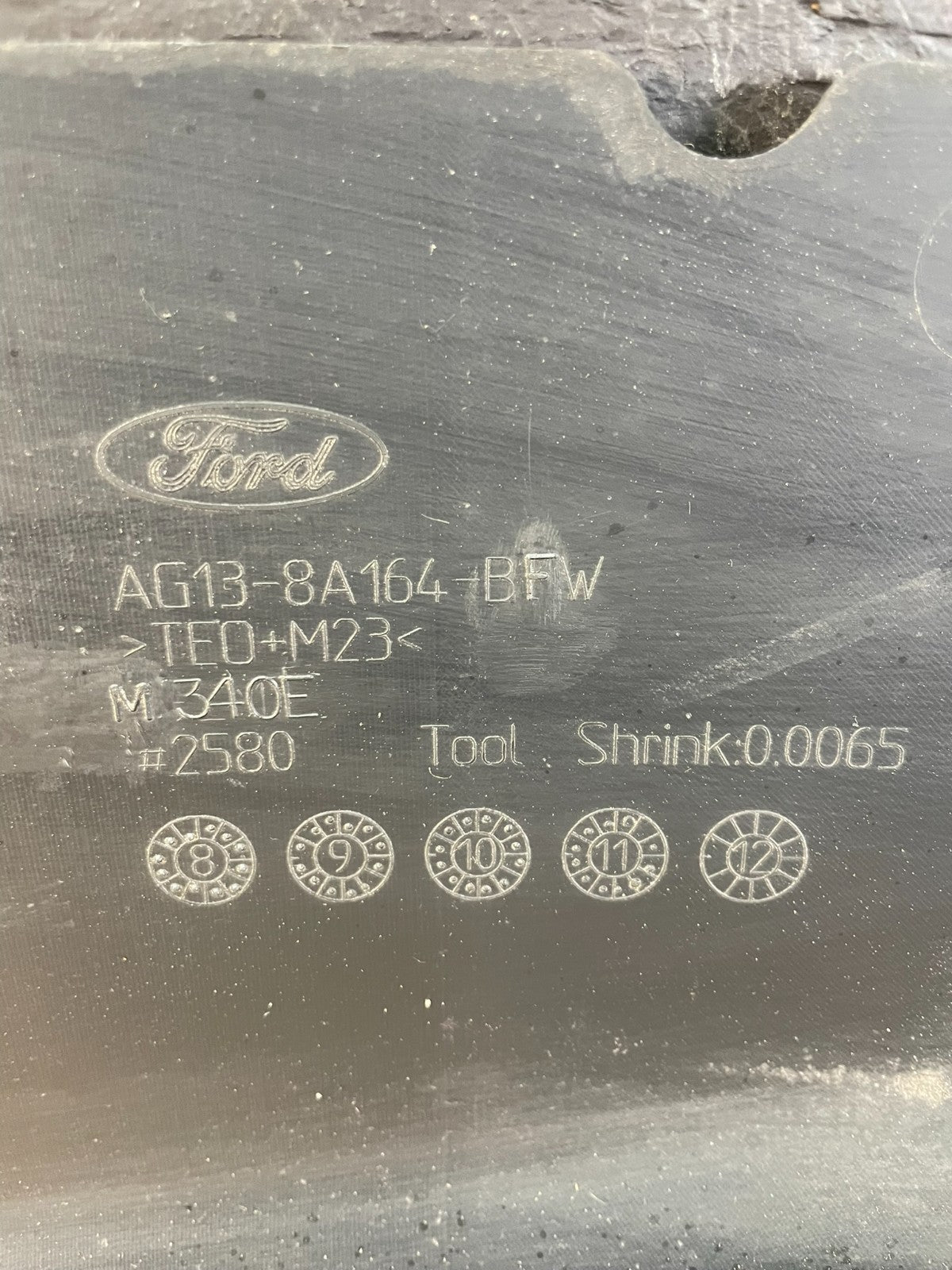 2013 to 2019 Ford Taurus Front Radiator Support Cover Upper AD5524 DG4