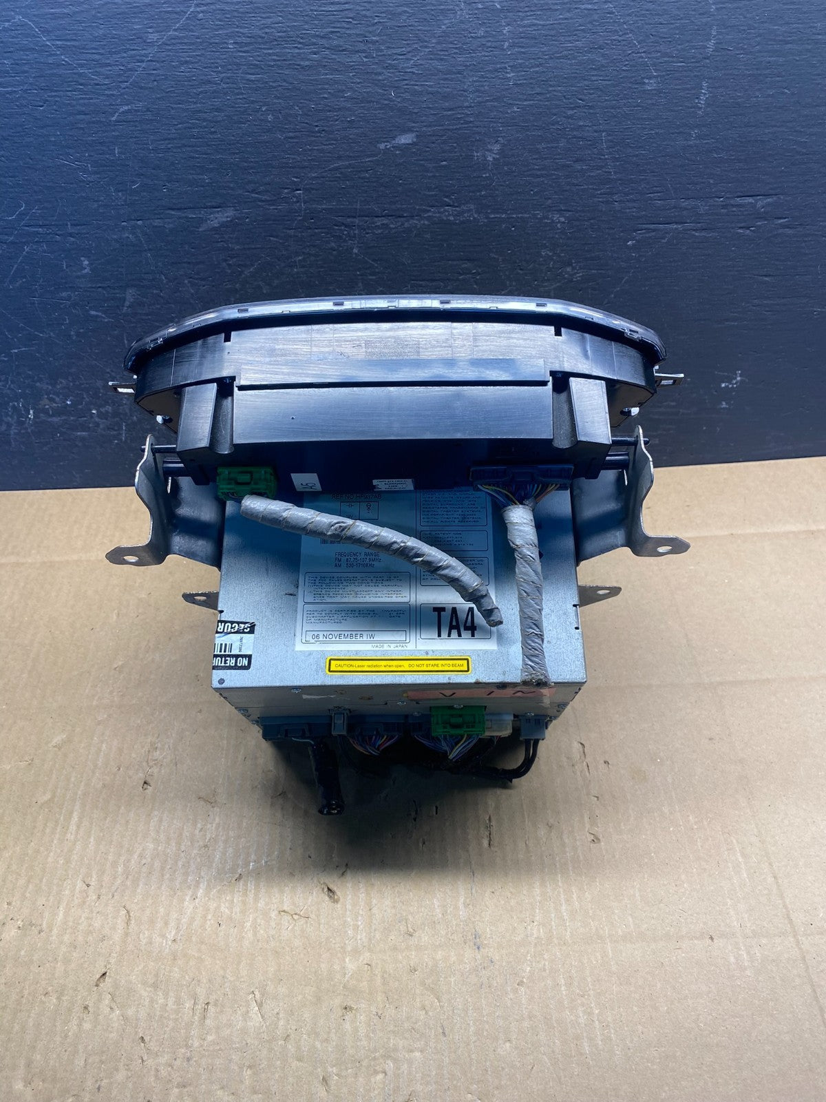 2007 to 2009 Acura Mdx Radio Stereo 6 CD Player Climate Control Pan OE AD1595 DG3