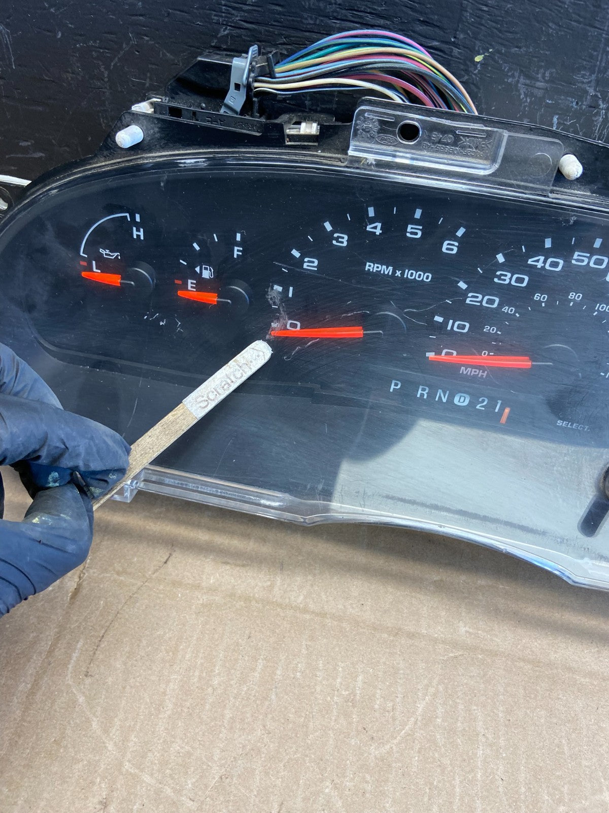 2006 Ford E350 Gauge Speedometer Cluster OEM AB9216  DG1