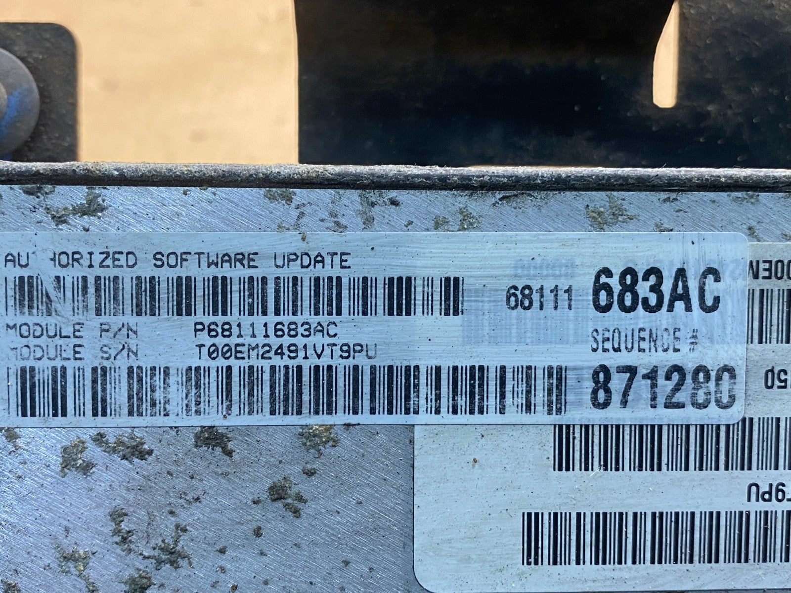 2012 Dodge Durango Jeep Grand Cherokee 3.6l Engine Computer ECU ECM AE7420 DW2