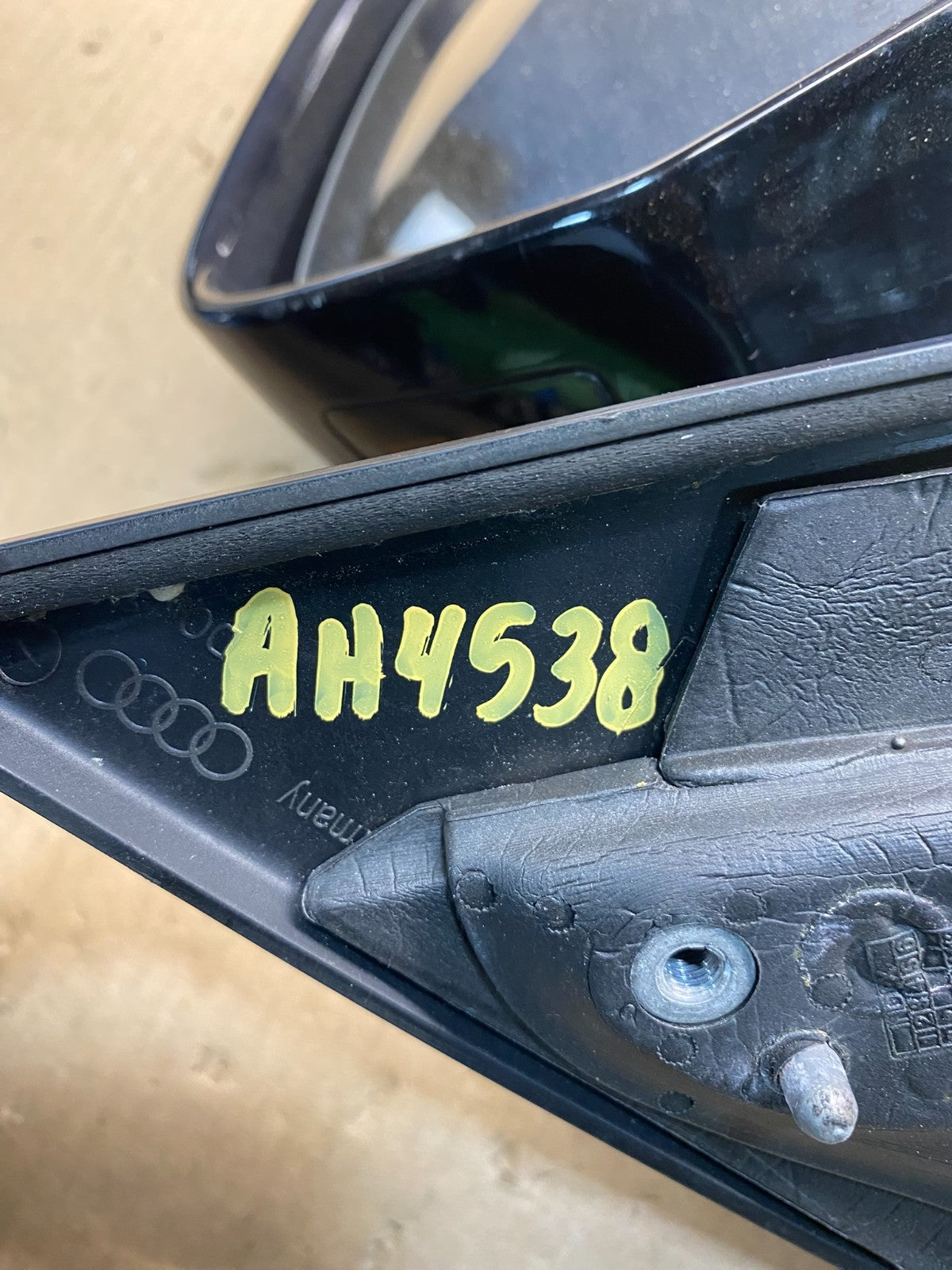 2009 to 2012 Audi A4 Right Passenger RH View Power Door Mirror AH4538 DG12