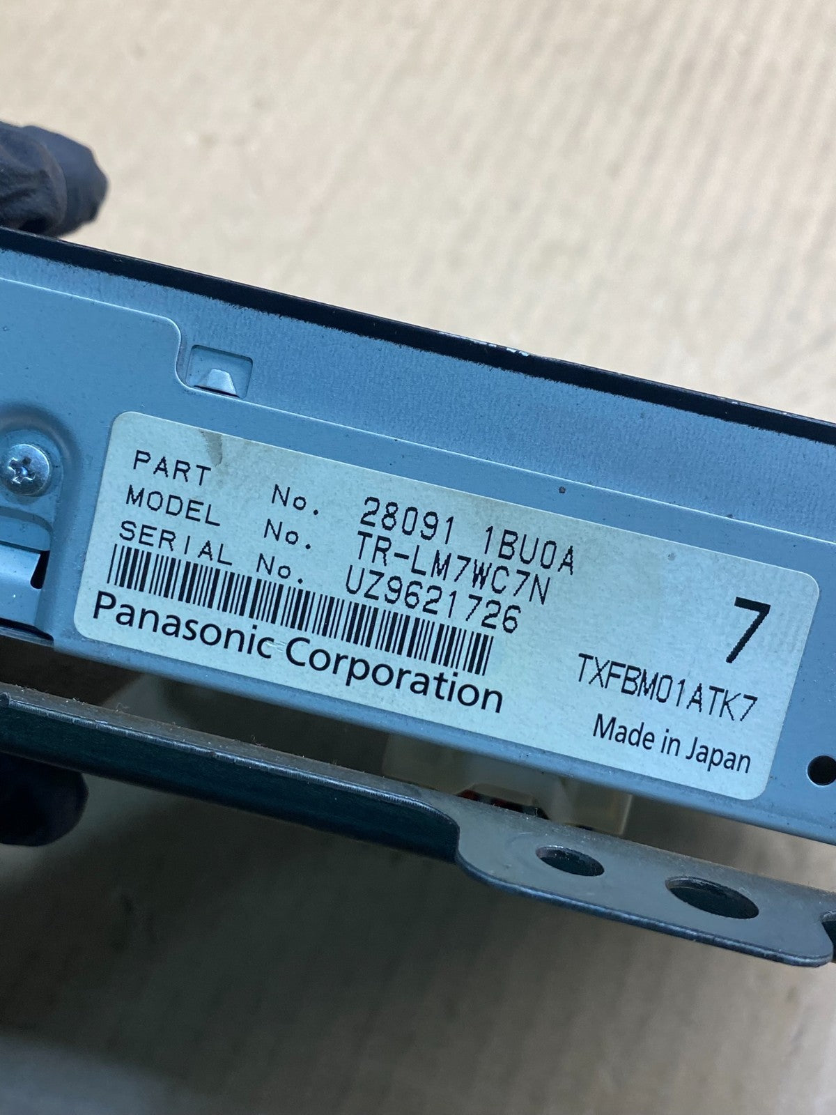 2011 - 2012 Infiniti G35 Information Display Screen 280911BU0A ai5329 DG4