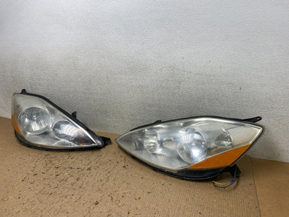2006 to 2010 Toyota Sienna Left+Right Side Set Headlights Halogen W8331 DW1