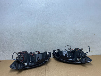 2002 to 2004 Nissan Altima Left+Right Side Set LED Black Headlights  V1240 DG9