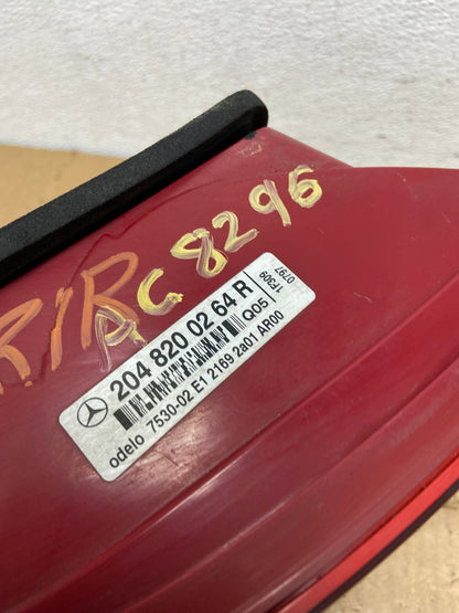2008 2009 2010 2011 Mercedes C-Class Right Passenger Tail Light AC8296 LK6