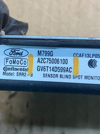 2017 to 2019 Ford Escape Rear Radar Blind Spot Module OEM AC2659 DG2