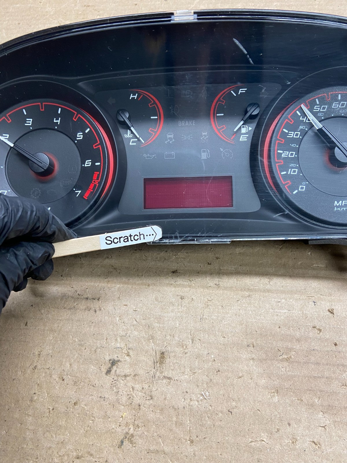 2015 Dodge Dart Speedometer Instrument Cluster Gauges 68242886ac AH3759 DG1