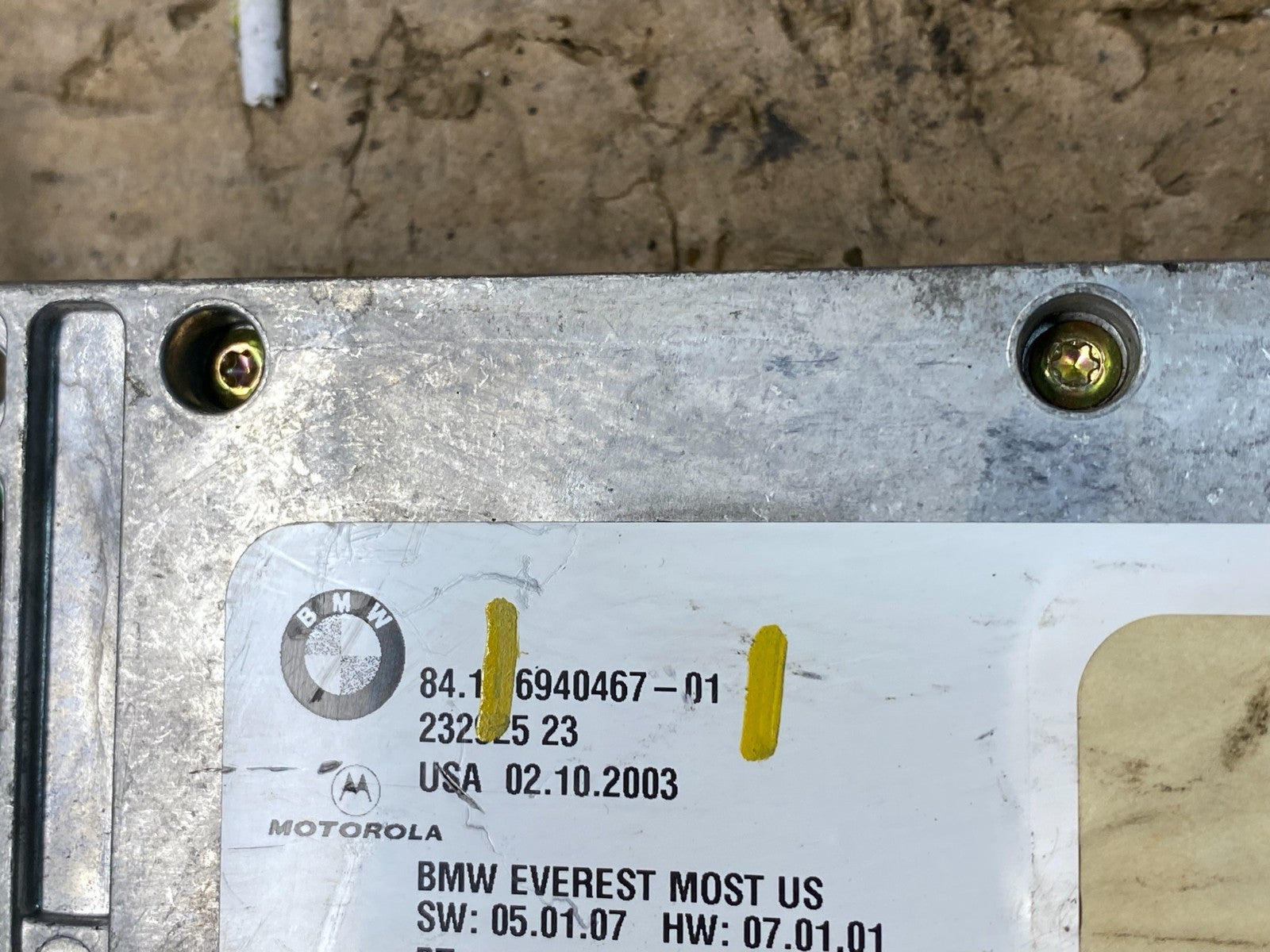 2002 to 2005 Bmw 745i Bluetooth  Control Module Computer Telematics OEM T1558 DG4