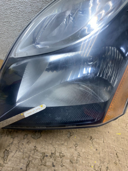 2010-2012 Nissan Sentra Halogen Left Driver LH Black Headlight V8473 DW4
