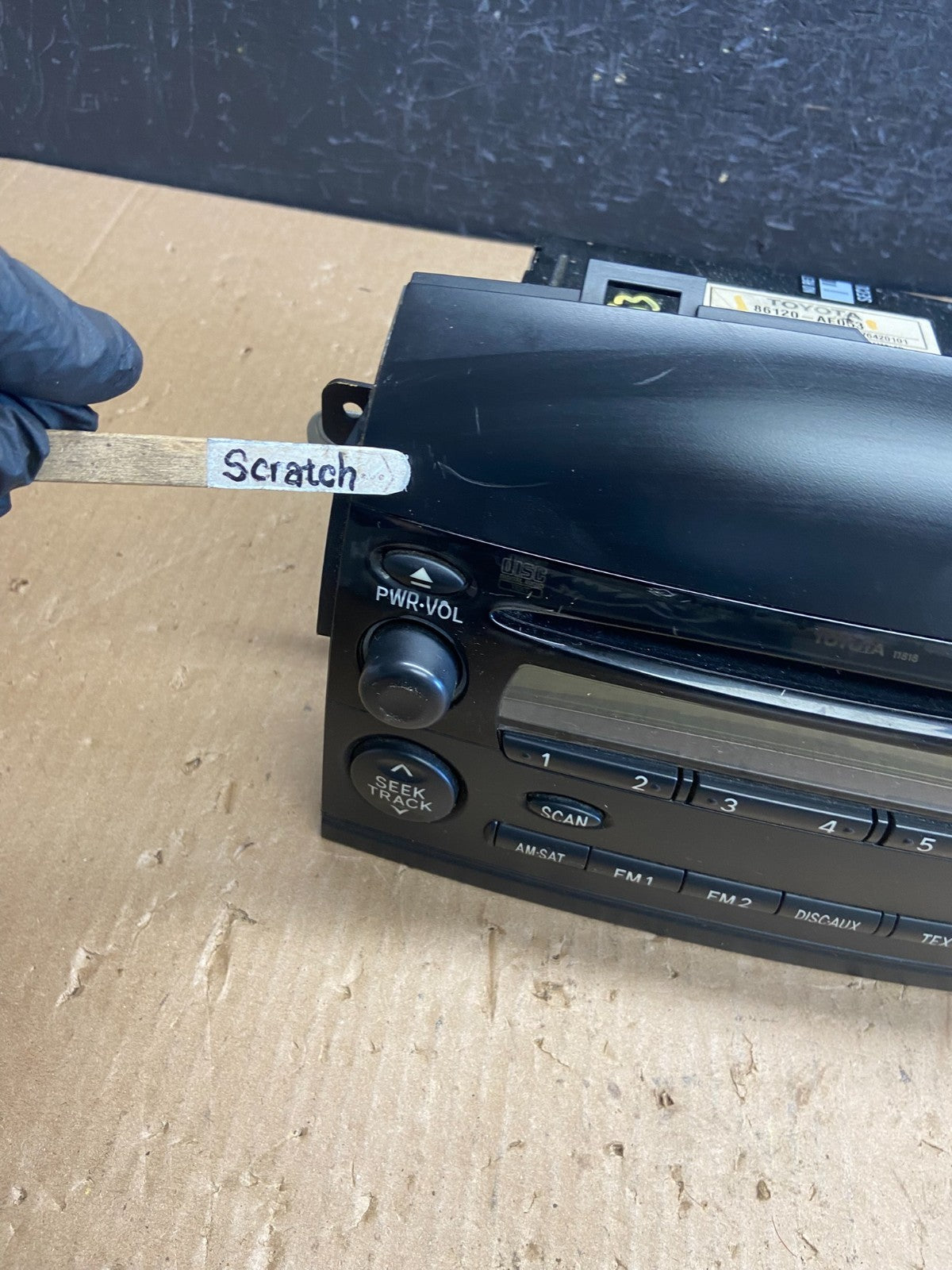 2004 to 2010 Toyota Sienna AM FM CD WMA Mp3 Radio Receiver AE4063 DG1