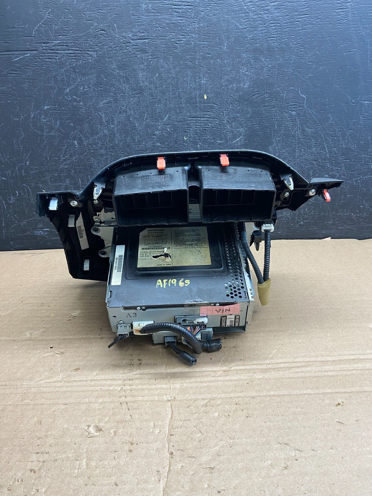 2009 to 2014 Honda Fit Radio CD Player AM/FM MP3 AUX AF1965 DG3