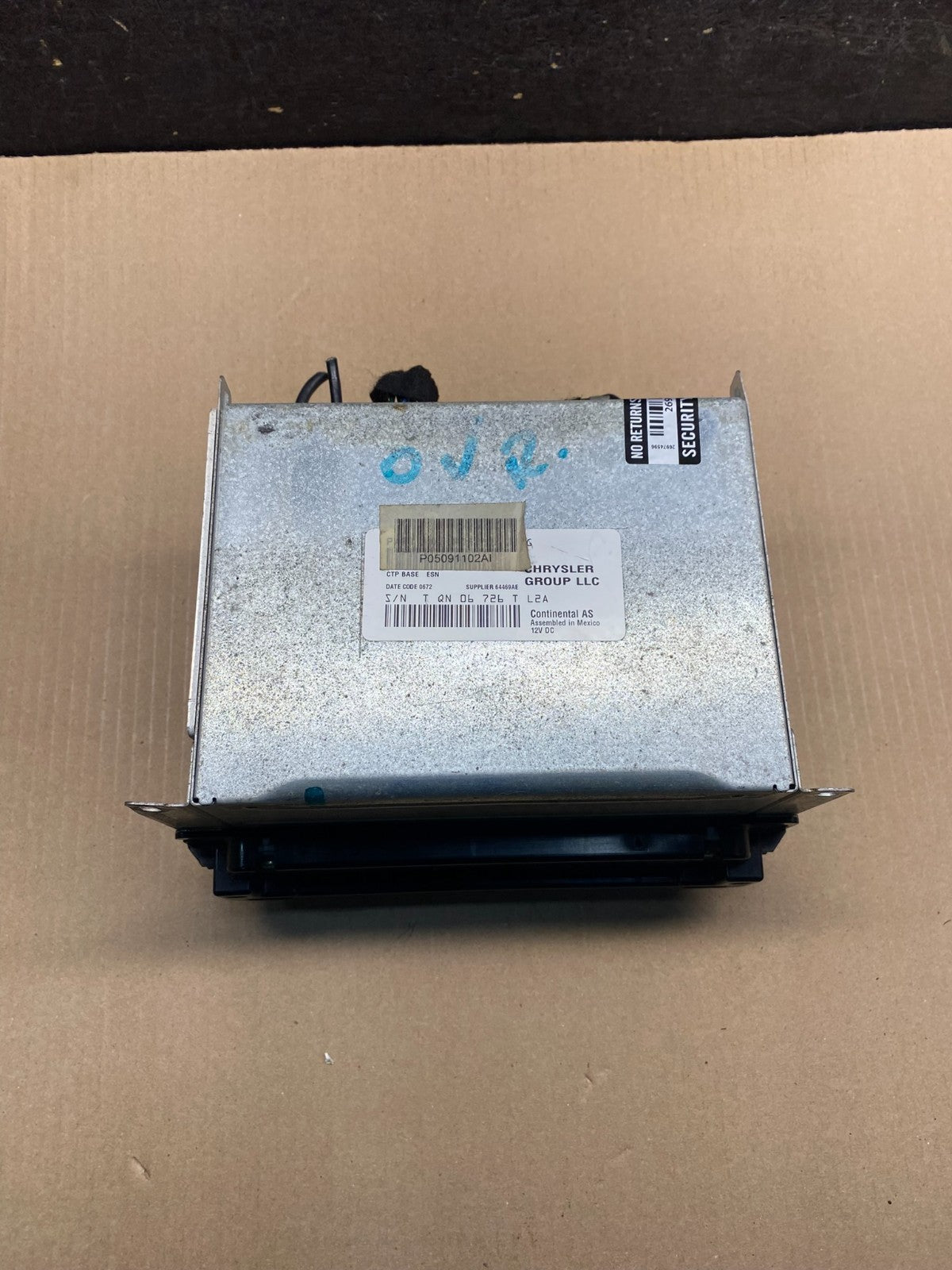 2011 - 2013 Dodge Journey Radio Info Media CD Player Unit AI7102 DG3