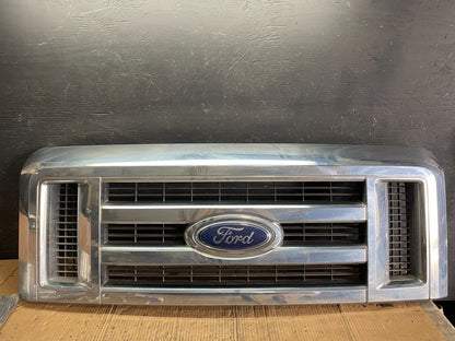 2008 to 2014 Ford Econoline E150 E250 Front Upper Chrome Grill Grille S6137 DG0