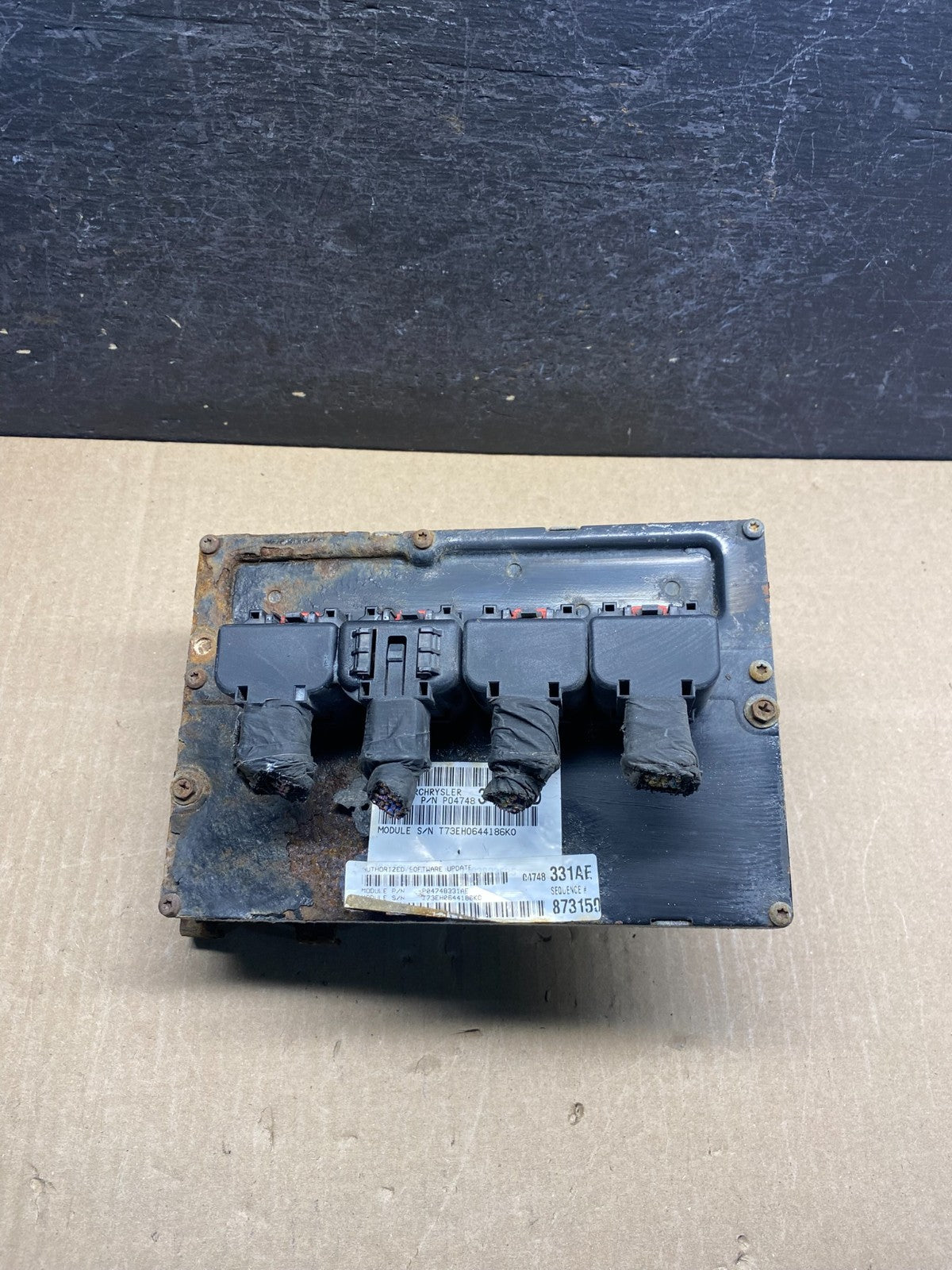 2008 Chrysler Pacifica Engine Control ECU ECM EBX Module AG7505 DG0
