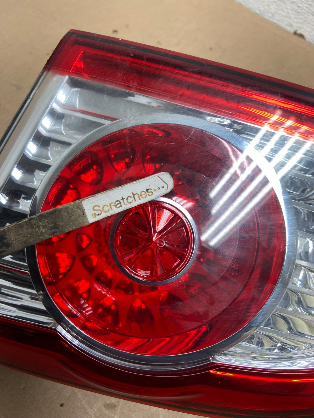 2010 2011 2012 Hyundai Santa Fe Right Passenger RH Tail Light Inner AI09793