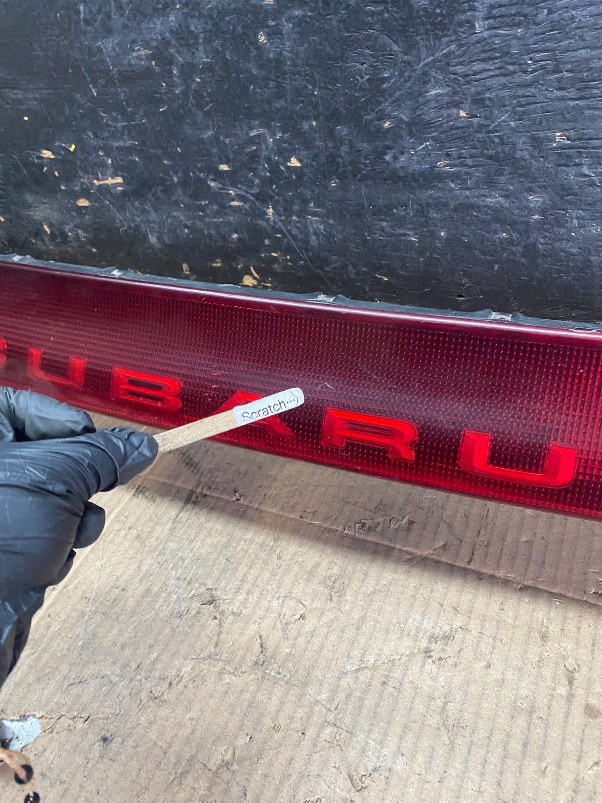 1995 to 1996 Subaru Legacy Wagon Trunk Mounted Center Tail Light Panel R7908 DG5