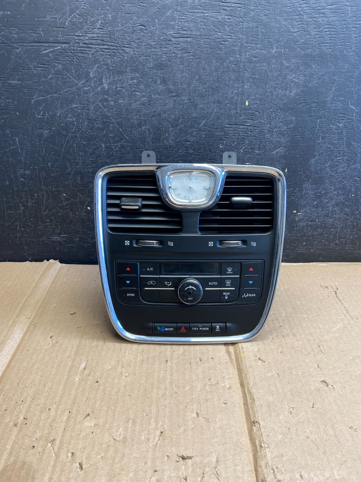 2011-2016 Chrysler Town Country Climate Control Panel Center Dash Trim AI2669 DG0