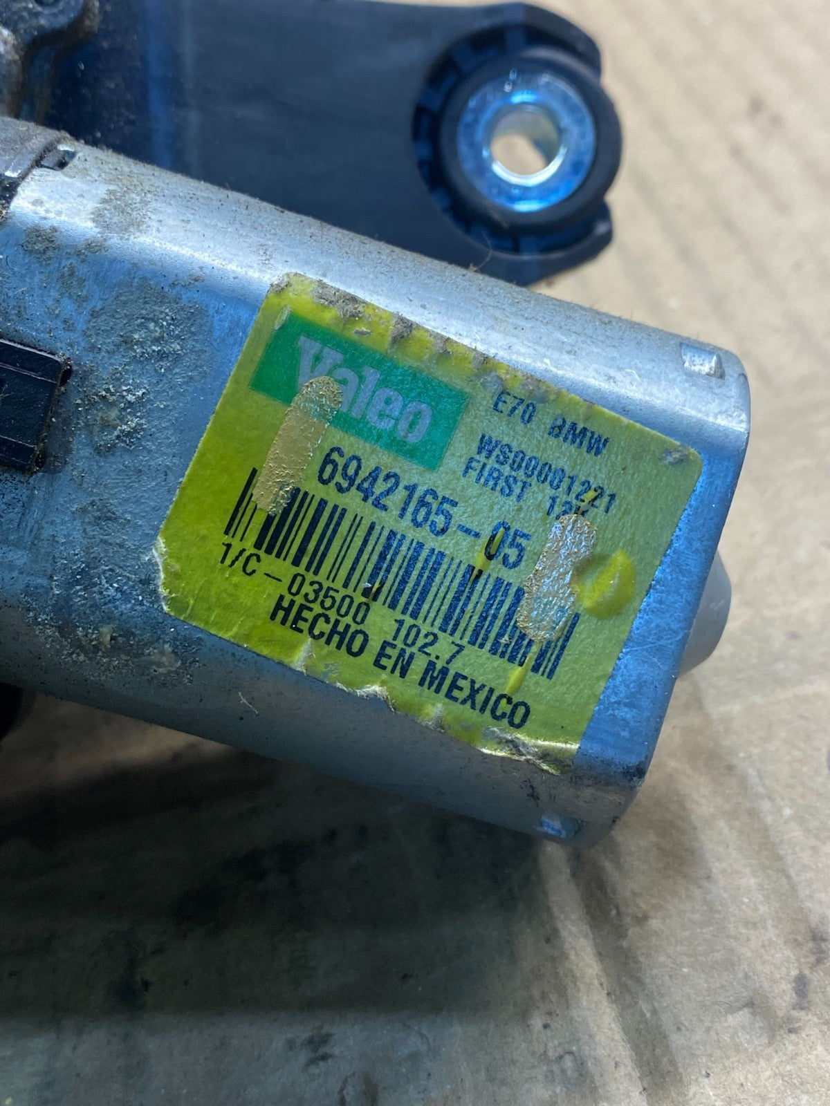 2007 to 2013 BMW X5 E70 Rear Windshield Wiper Motor OEM AA7503 DG6