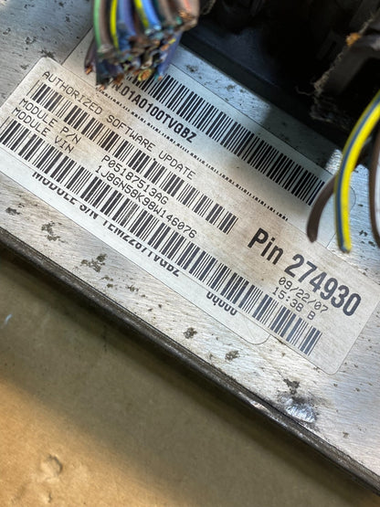 2008 Jeep Liberty Dodge Nitro 3.7L Engine Control Unit ECU ECM AI9867 DW2
