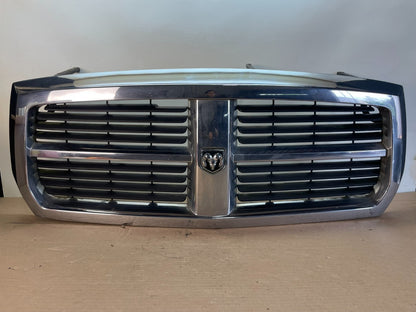 2005 to 2007 Dodge Dakota Chrome Front Upper Grill Grille AF8512 DG0