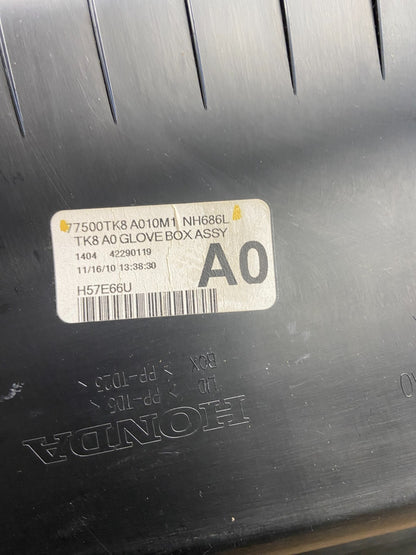 2011 - 2016 Honda Odyssey Front Right Passenger Storage Glove Box AG8504 DG5
