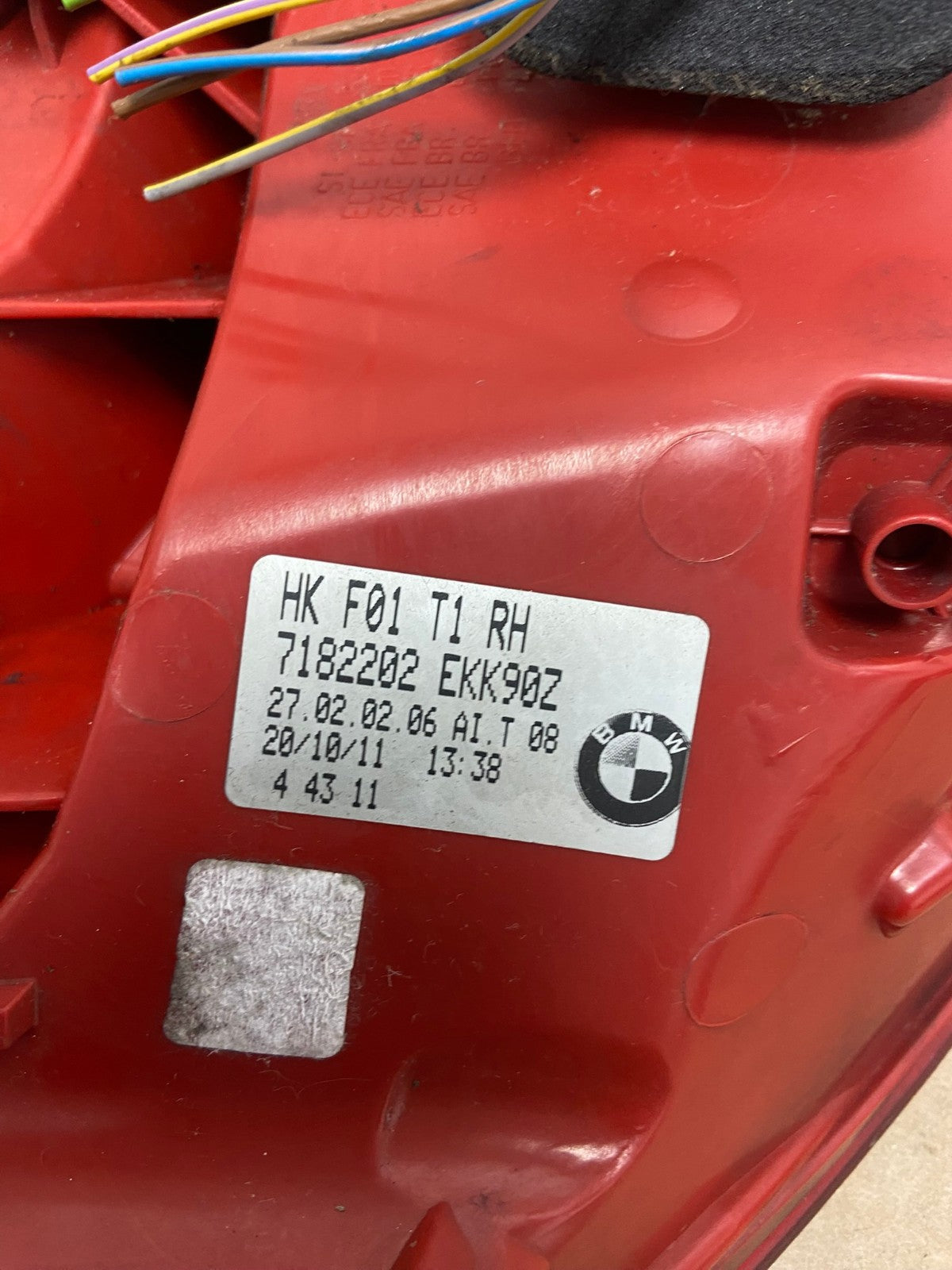 2009 to 2012 Bmw 7-Series F01 F02 750i Right Passenger Tail Light AE5000 LK6