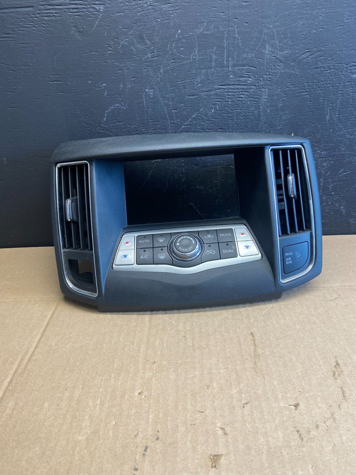 2009-2014 Nissan Maxima Center Console Climate Control Radio Bezel OEM AB9264 DG0