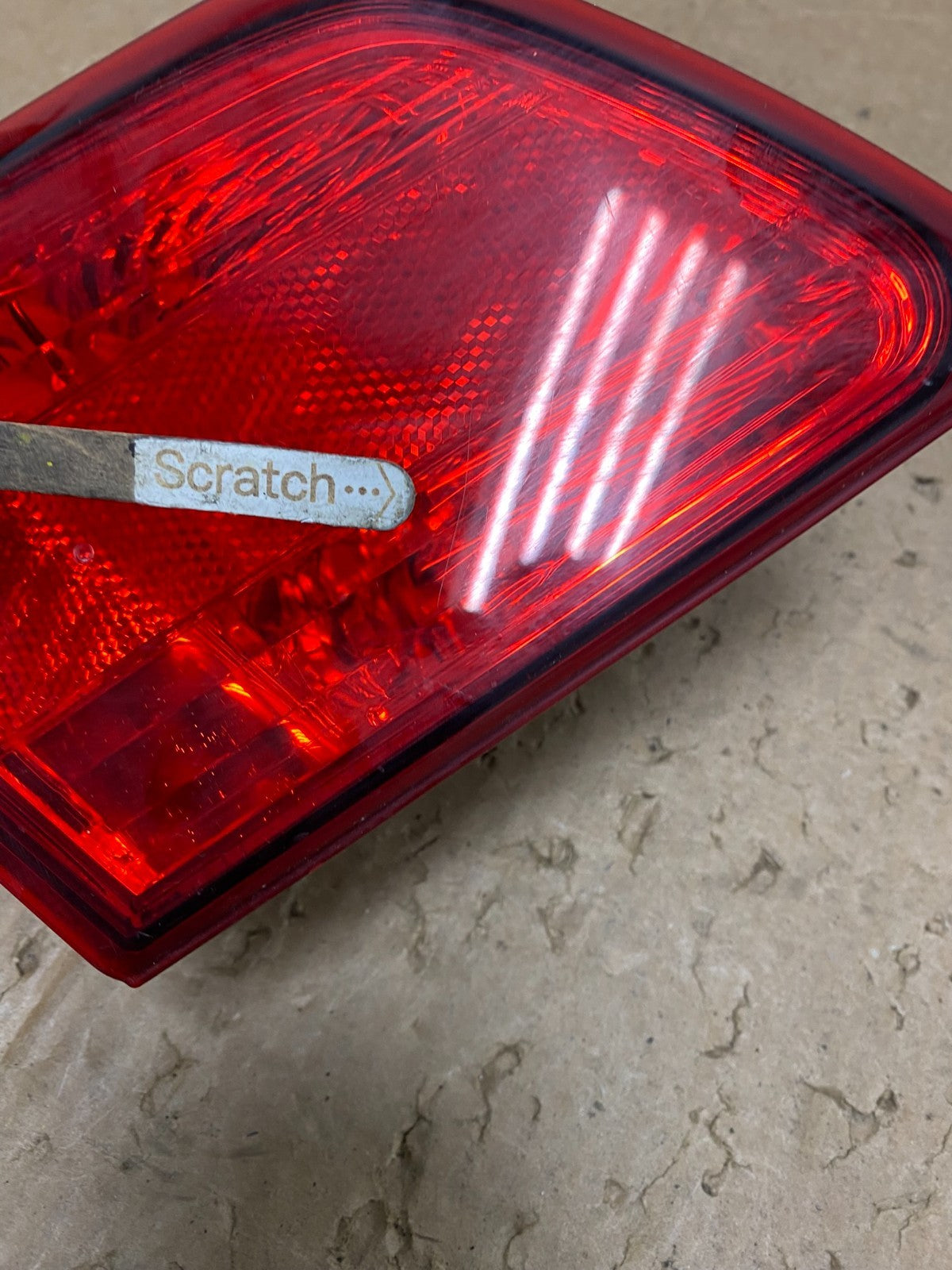 2010-2014 Subaru Legacy Left Driver Lh Side Tail Light Inner V0230 DW3