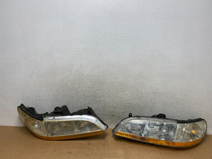 1998 to 2002 Honda Accord Left+Right Set Side Headlights AI4465 DW0