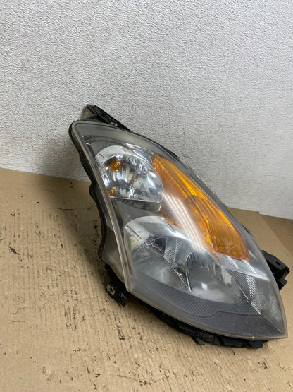 Sedan 2007 to 2009 Nissan Altima Right Passenger Halogen Headlight AF6050 DW2