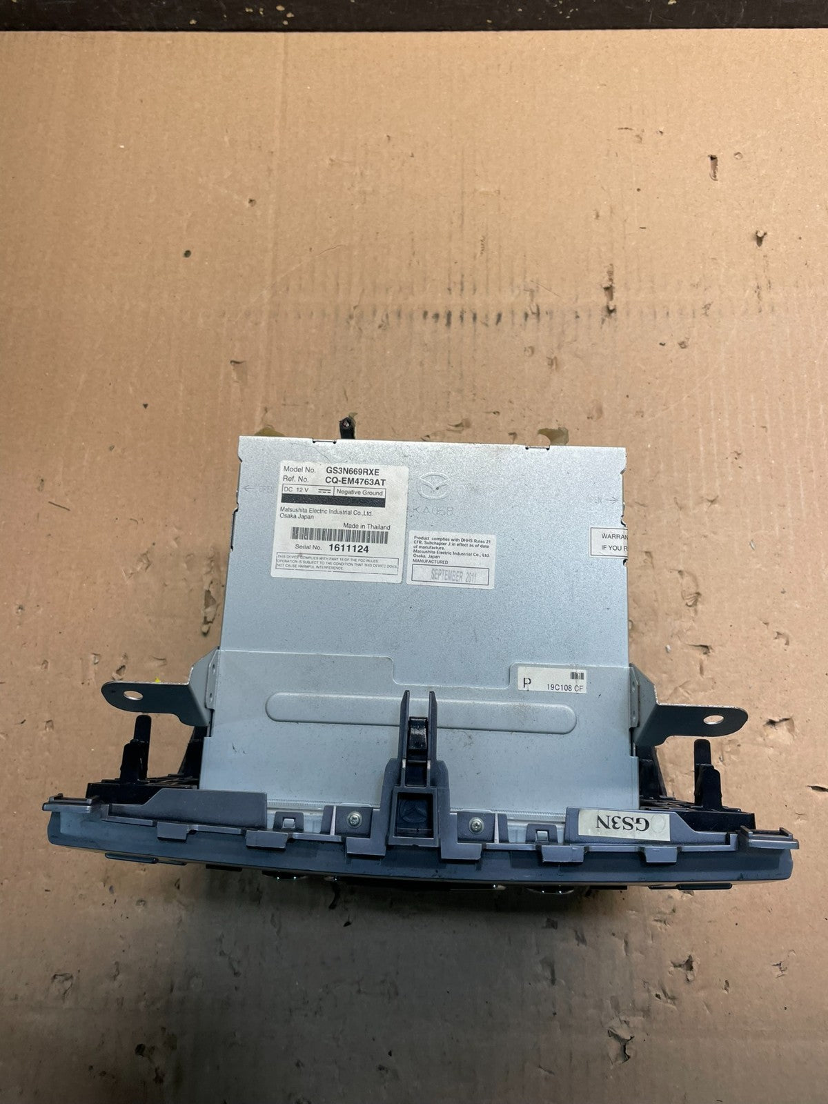 2009 - 2010 Mazda 6 AM FM CD Player Stereo Radio U1455 DG4