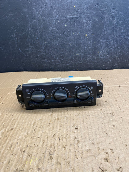 1999 to 2002 Chevrolet Silverado HVAC Heater Climate Control Module AD1882 DG0