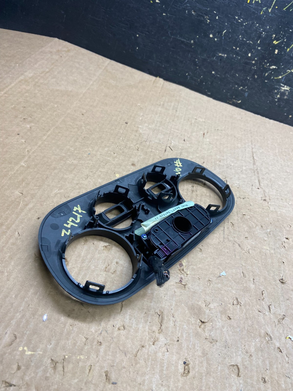 2014 to 2016 FIAT 500 Abarth Center Dash Trim HVAC Bezel Z42173