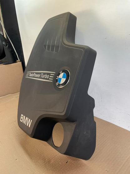 2012-2016 BMW 328I F30 Twin Power Turbo Engine Cover Trim 7636791 AH6474 DG1