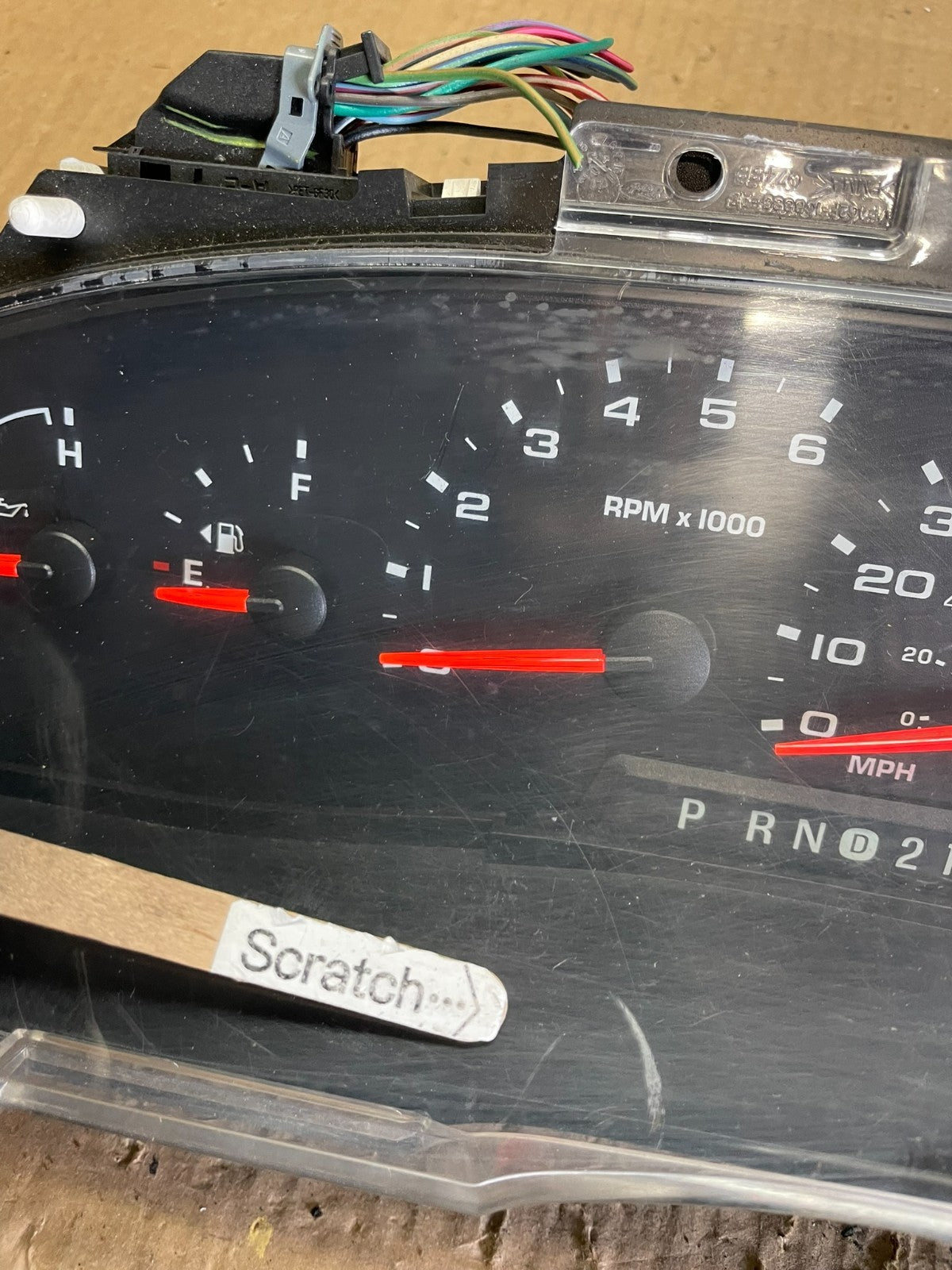 2006 Ford E350 Gauge Speedometer Cluster OEM ab7531 DG1