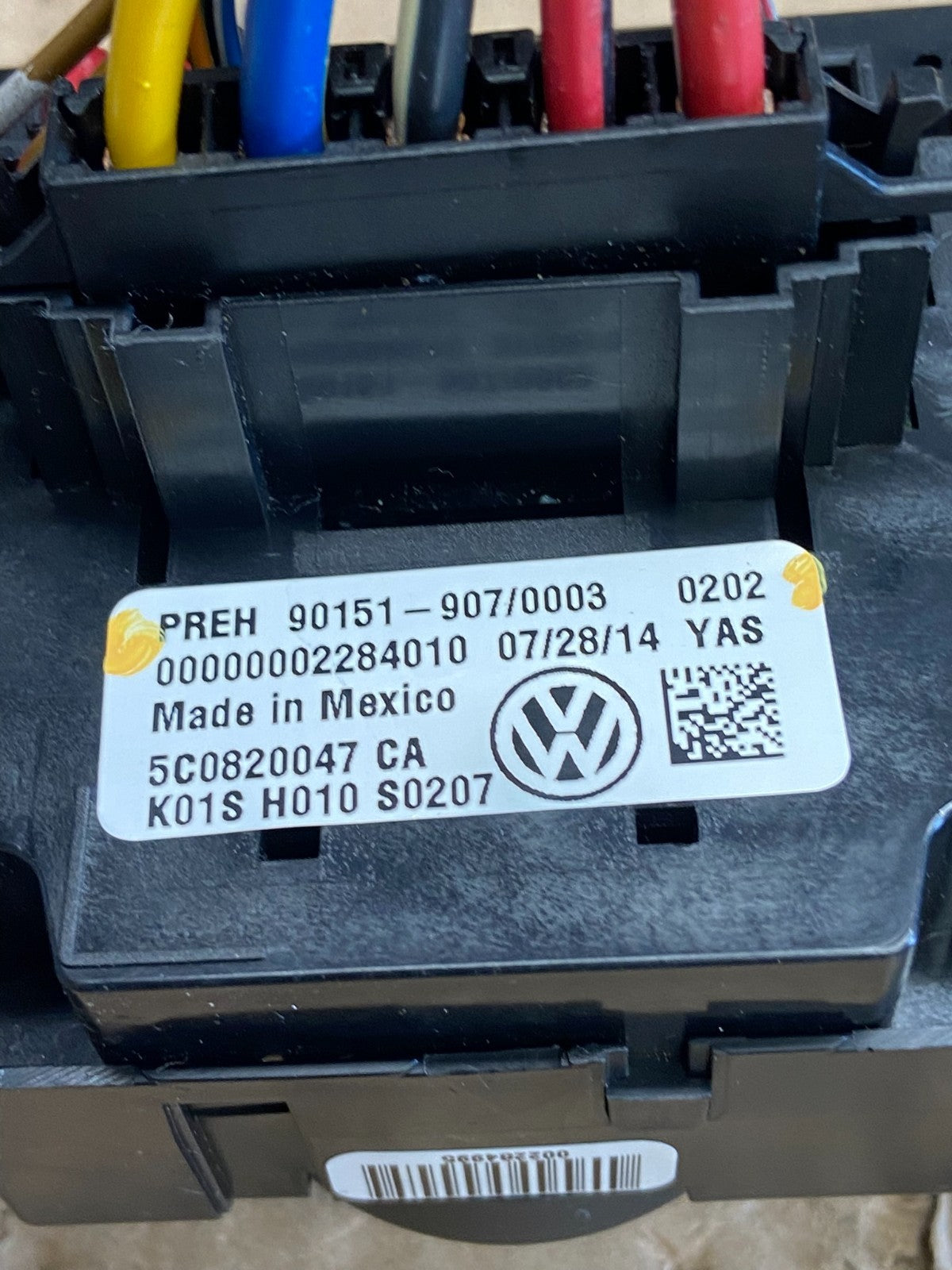 2011 - 2014 Volkswagen Jetta Center Climate Control Panel AC Heater AI2845 DW4