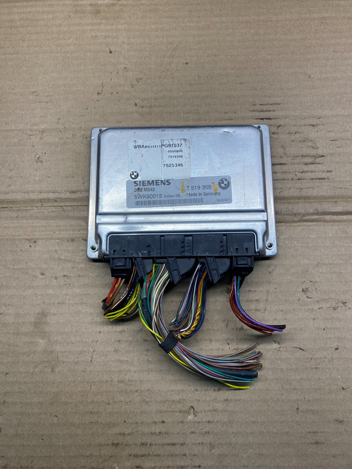 2003 to 2005 BMW X5 ECM ECU Engine Control Computer Module 7519308 AH9641 DW0