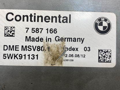 2008 - 2010 BMW 328i 528i E90 ECM ECU Engine Computer 7587166 AF8886 DG2