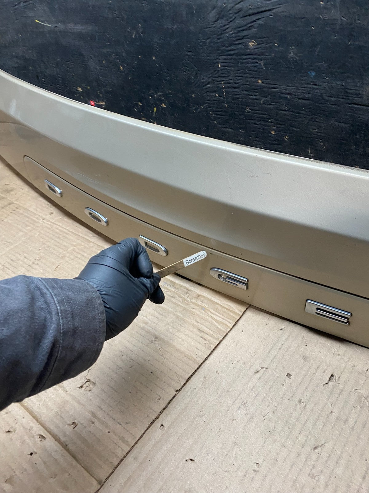 2011 to 2018 Dodge Grand Caravan Tail Gate Trim Molding With Camera OEM V3336 DG5