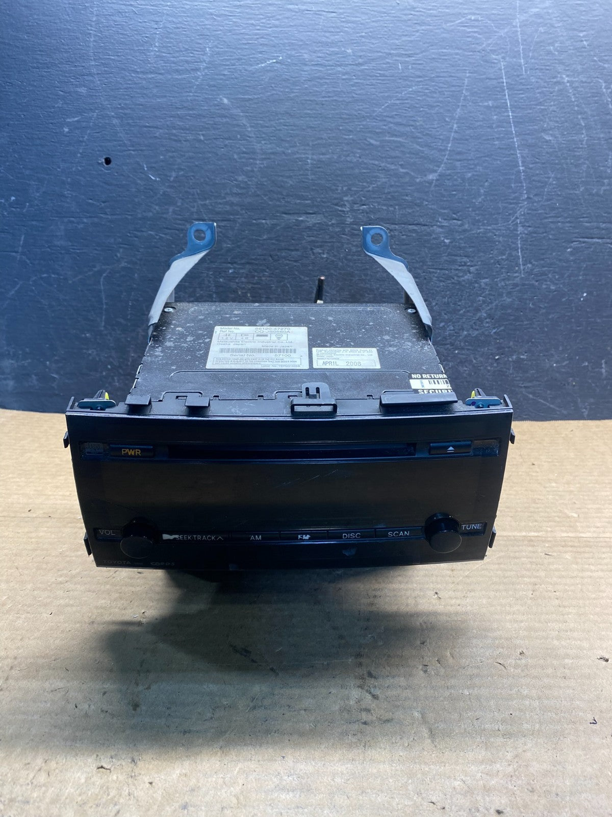 2006 to 2009 Toyota Prius Radio AM/FM CD Player af7847 DG0