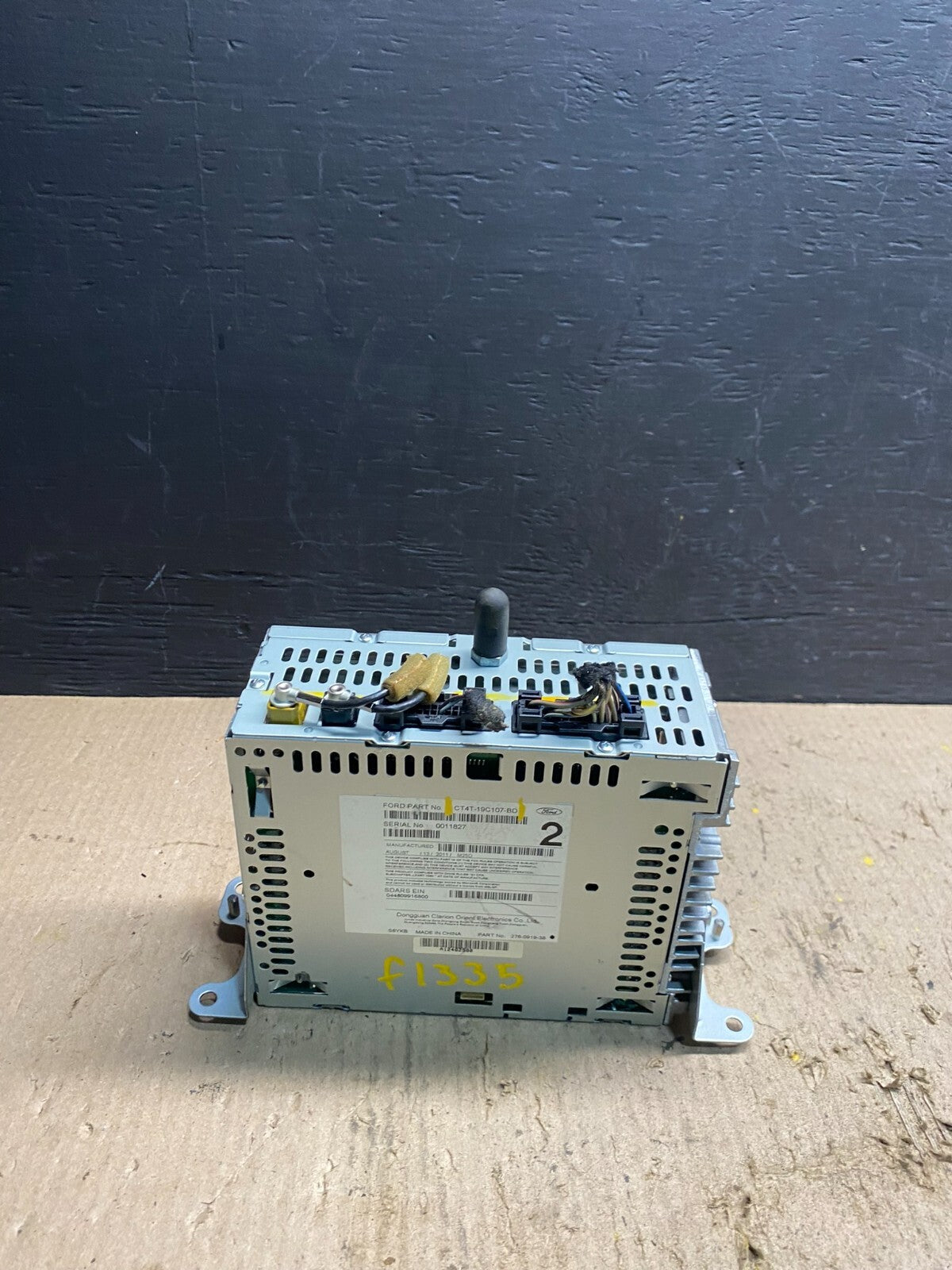 2012 to 2014 Ford Edge AM/FM Radio Reciever OEM F1335 DG15