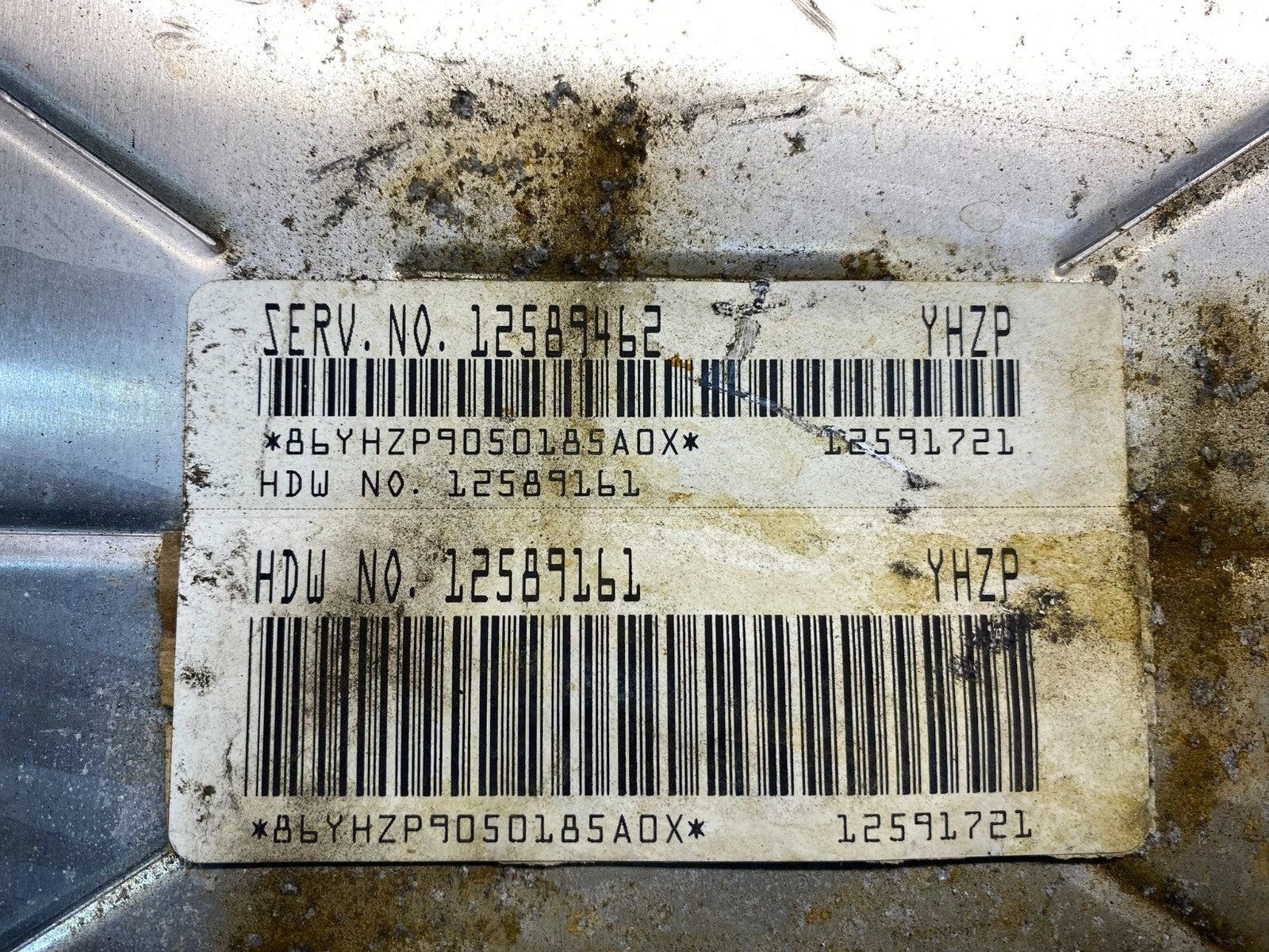 2005 Chevrolet Astro Ecu Engine Control Module Unit Ecm 12589462 AE8029 DW2