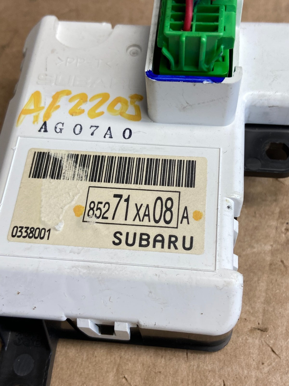 2008 2013 Subaru Tribeca Left Information Door Warning Display Screen AF2205 DG3
