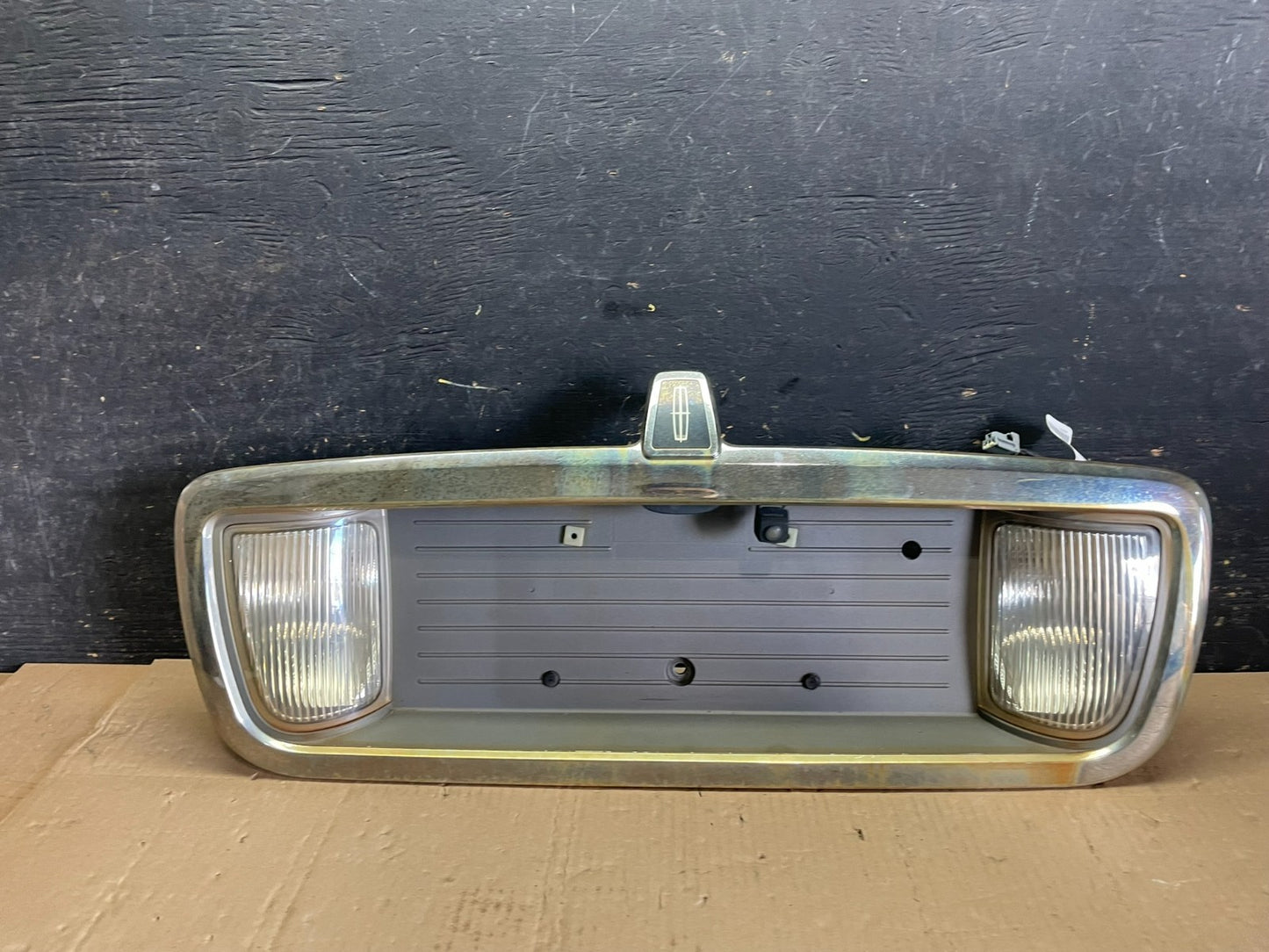 2003 to 2011 Lincoln Town Car Rear License Plate Trim Panel OEM AA8920  DG0