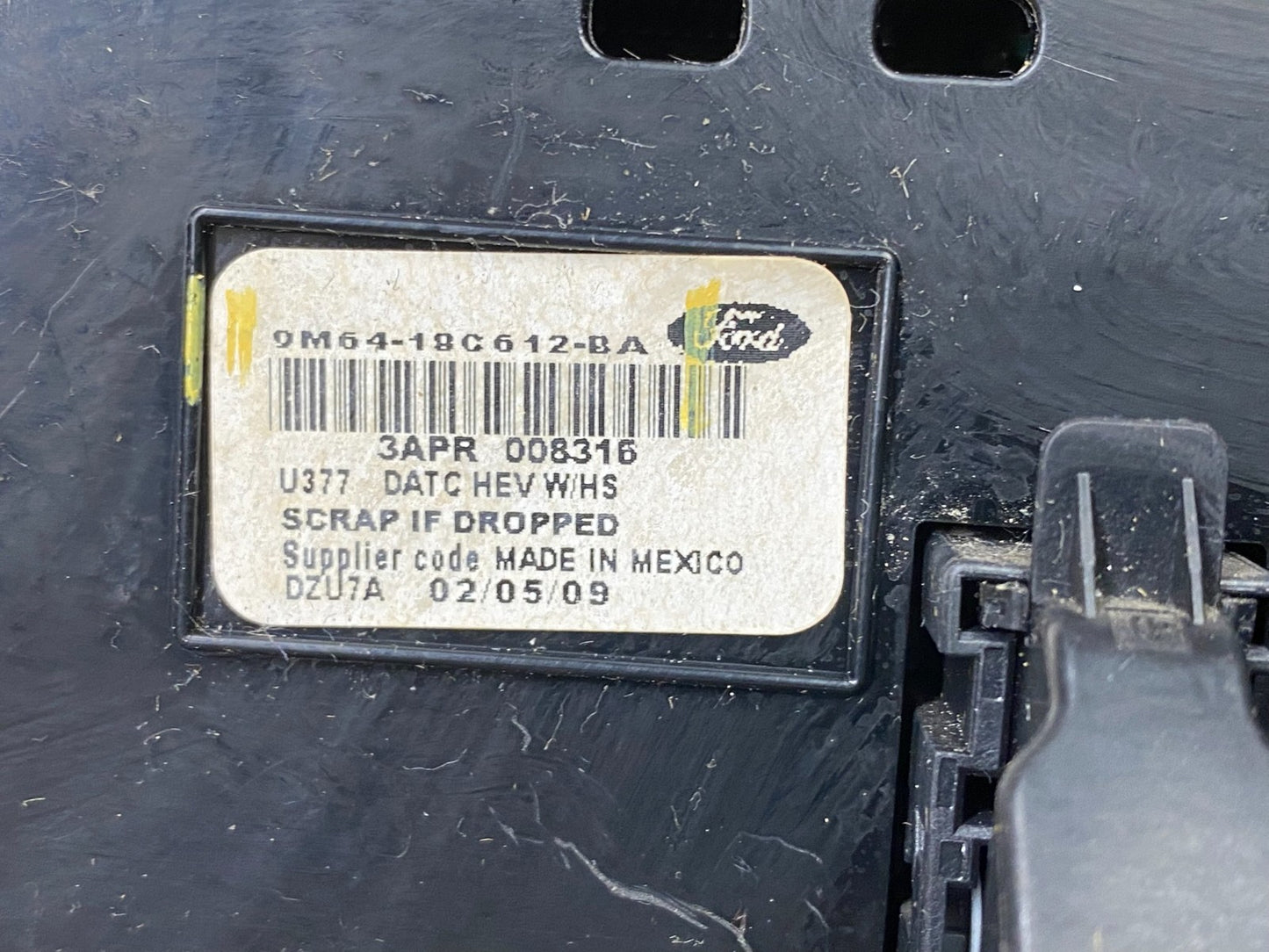2009 to 2012 Ford Escape Ac Heater Climate Radio CD Player Control Oem z4419  DG6