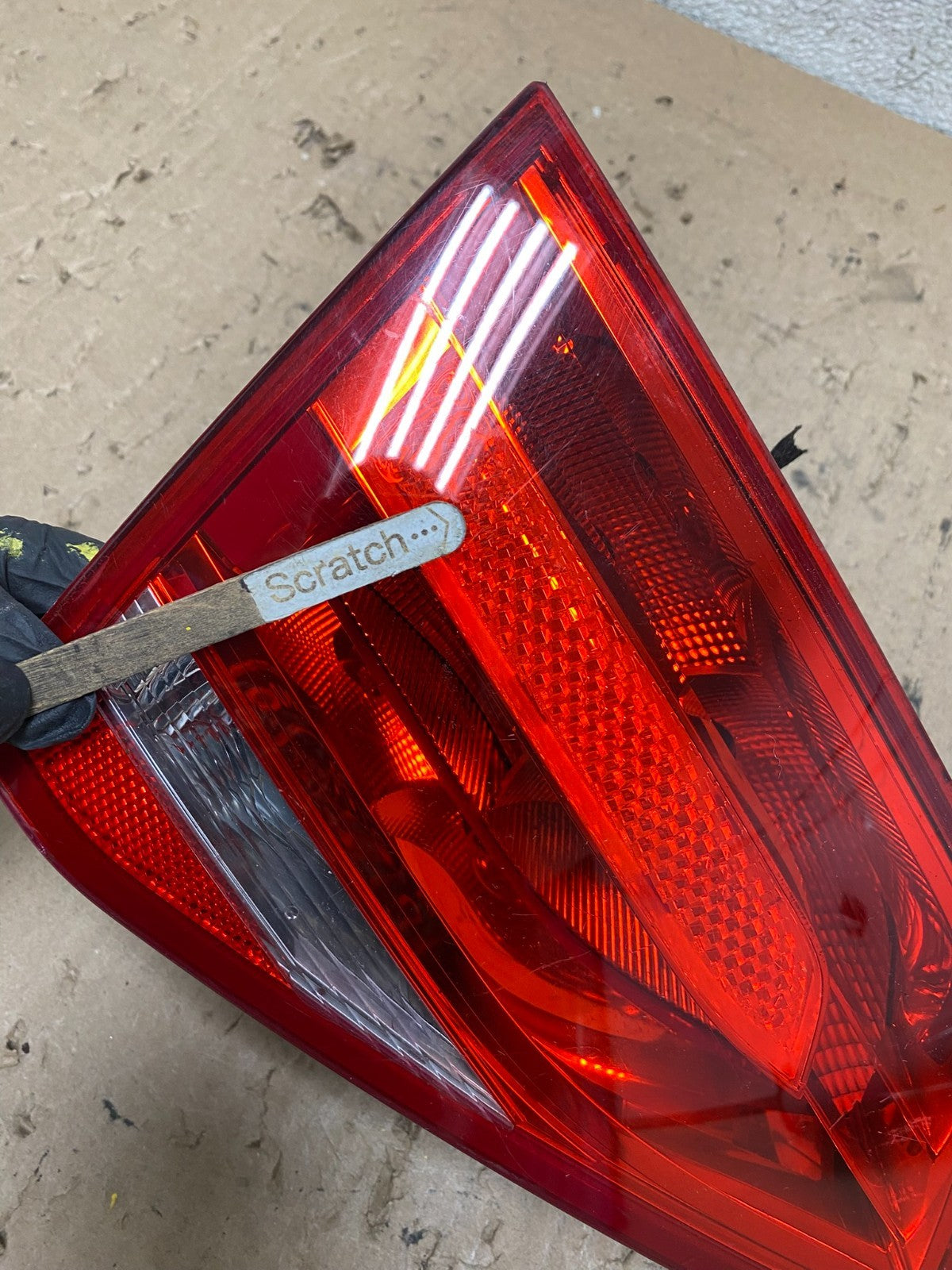 2009 2010 2011 2012 Audi A4 Sedan Left Driver Side Inner Tail Light Oem R9847 DW4