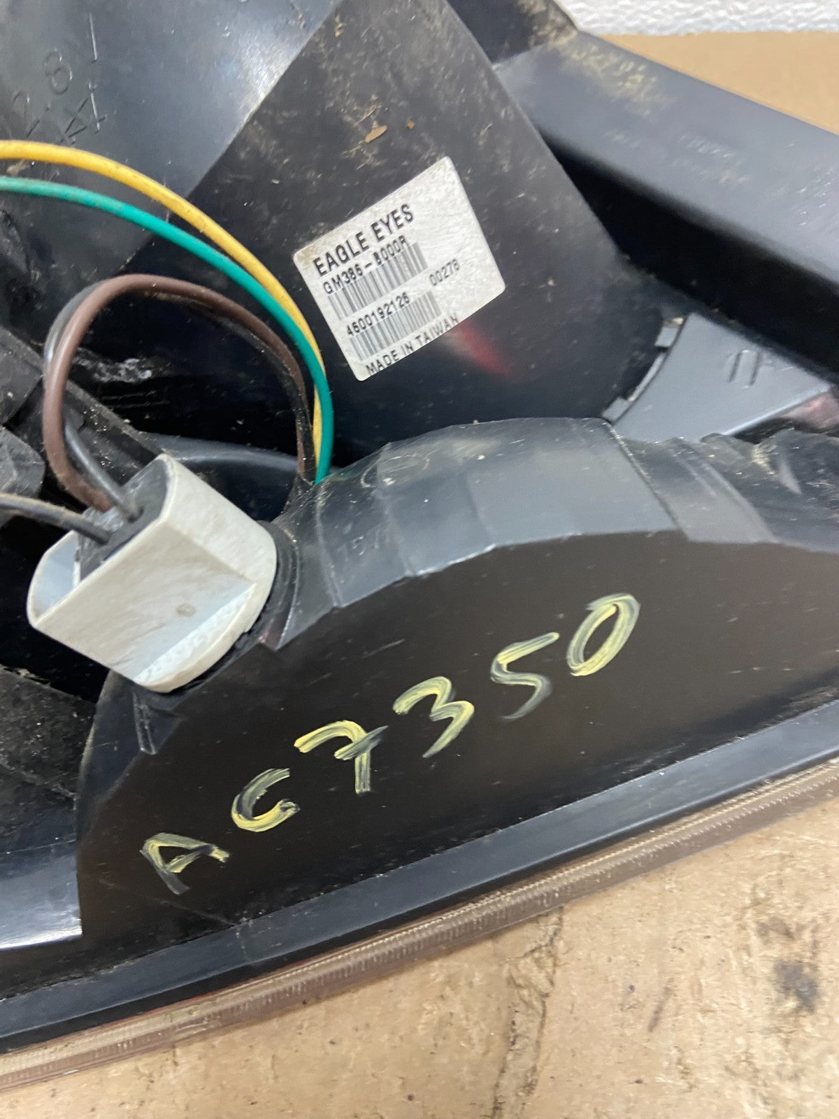2006 - 2012 Chevrolet Impala Tail Light Right Passenger RH Side AC7350 DW7