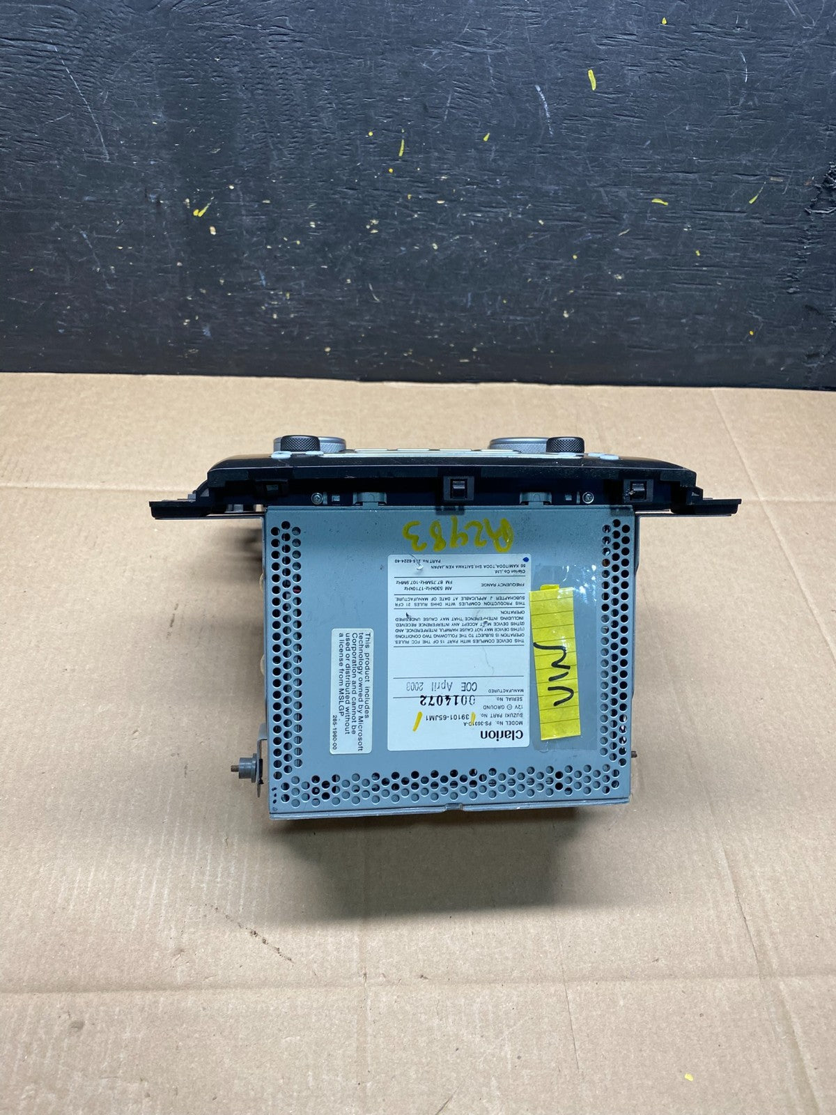2006 2008 Suzuki Grand Vitara Climate Control Radio MP3 AM/FM CD Player r2983 DG3